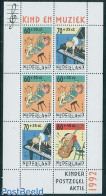 Netherlands 1992 Child Welfare, Music, Comics S/s, Mint NH, Performance Art - Music - Musical Instruments - Art - Chil.. - Unused Stamps