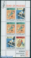 Netherlands 1992 Child Welfare, Music, Comics S/s, Mint NH, Performance Art - Music - Musical Instruments - Art - Chil.. - Nuevos