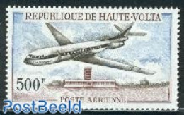 Upper Volta 1968 Caravelle 1v, Mint NH, Transport - Aircraft & Aviation - Avions