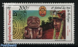 French Polynesia 1985 Pacific Art Festival 1v, Mint NH, Various - Folklore - Ongebruikt