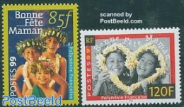 French Polynesia 1999 Mother Day 2v, Mint NH, History - Women - Ungebraucht