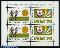 Poland 1974 World Cup Football S/s, Mint NH, Sport - Football - Unused Stamps