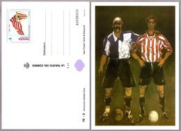 100 AÑOS DEL ATHLETIC DE BILBAO - 100 Years Athletic Of Bilbao. La Tarjeta Del Correo 1998 - Clubs Mythiques