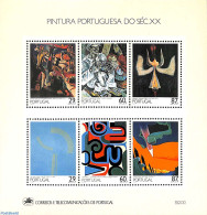 Portugal 1989 Paintings S/s, Mint NH, Art - Modern Art (1850-present) - Ungebraucht