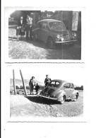 CX64 - 2 PHOTOS - RENAULT 4CV - Auto's