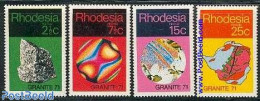 Rhodesia 1971 Geologic Congress 4v, Mint NH, History - Geology - Sonstige & Ohne Zuordnung