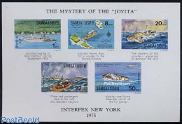 Samoa 1975 INTERPEX S/s, Mint NH, Transport - Ships And Boats - Bateaux