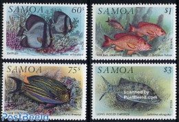 Samoa 1993 Fish 4v, Mint NH, Nature - Fish - Peces