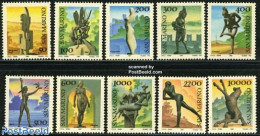 San Marino 1987 Open Air Museum 10v, Mint NH, Art - Museums - Sculpture - Unused Stamps