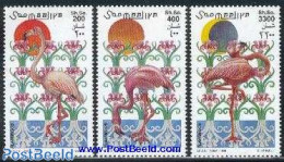 Somalia 1998 Flamingoes 3v, Mint NH, Nature - Birds - Flamingo - Somalie (1960-...)