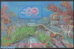 Somalia 1995 Jellyfish S/s, Mint NH, Nature - Fish - Poissons