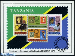 Tanzania 1980 Sir Rowland Hill S/s, Mint NH, Sir Rowland Hill - Stamps On Stamps - Rowland Hill