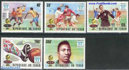 Chad 1977 Football Games 5v, Mint NH, Sport - Football - Other & Unclassified