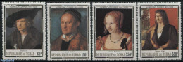 Chad 1978 Albrecht Durer Paintings 4v, Mint NH, Art - Dürer, Albrecht - Paintings - Autres & Non Classés