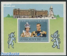 Chad 1977 Elizabeth II Silver Jubilee S/s, Mint NH, History - Kings & Queens (Royalty) - Autres & Non Classés