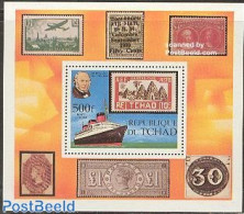 Chad 1979 Sir Rowland Hill S/s, Mint NH, Transport - Sir Rowland Hill - Stamps On Stamps - Ships And Boats - Autres & Non Classés