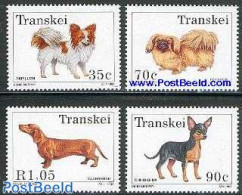 South Africa, Transkei 1993 Dogs 4v, Mint NH, Nature - Dogs - Transkei