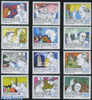 Vatican 1984 Pope World Travels 12v, Mint NH, Religion - Pope - Religion - Neufs