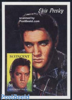 Saint Vincent 1992 Elvis Presley S/s, Mint NH, Performance Art - Elvis Presley - Music - Popular Music - Elvis Presley