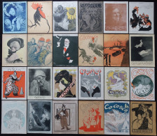 1898 Revue COCORICO 24 Couvertures Originales N°1 à 24 MUCHA X4 STEILEN PAL GRUN Art Nouveau NO COPY - Revistas - Antes 1900