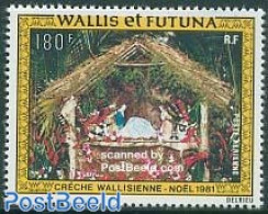 Wallis & Futuna 1981 Christmas 1v, Mint NH, Religion - Christmas - Navidad