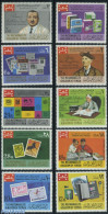 Yemen, Kingdom 1968 Philately 10v, Mint NH, History - Nature - American Presidents - Horses - Philately - Stamps On St.. - Francobolli Su Francobolli