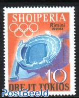 Albania 1964 Rimini Sport Stamp Exposition 1v, Mint NH, Sport - Olympic Games - Philately - Albanien