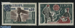 Andorra, French Post 1976 Europa CEPT 2v, Mint NH, History - Various - Europa (cept) - Costumes - Textiles - Art - Han.. - Neufs