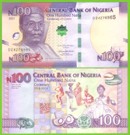 NIGERIA 100 NAIRA 2021 P-41c UNC PREFIX DZ - Nigeria