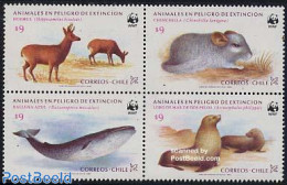 Chile 1984 WWF, Animals 4v [+], Mint NH, Nature - Animals (others & Mixed) - Sea Mammals - World Wildlife Fund (WWF) - Chile