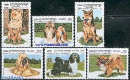 Cambodia 1999 Dogs 6v, Mint NH, Nature - Dogs - Camboya