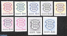 Estonia 1991 Definitives 9v, Mint NH, History - Coat Of Arms - Estonie