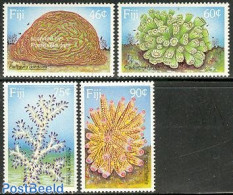 Fiji 1989 Corals 4v, Mint NH, Nature - Shells & Crustaceans - Maritiem Leven
