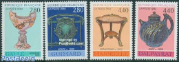 France 1994 Art Objects 4v, Mint NH, Art - Art & Antique Objects - Ceramics - Nuevos