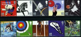 Great Britain 2009 Olympic Games London 2012 10v (2x[::::]), Mint NH, Nature - Sport - Horses - Athletics - Badminton .. - Neufs