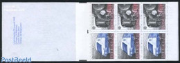 Sweden 1988 Europa, Railways Booklet, Mint NH, History - Transport - Europa (cept) - Stamp Booklets - Railways - Nuevos