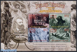 Maldives 2004 Jules Verne 4v M/s, Michael Strogoff, Mint NH, Art - Authors - Jules Verne - Science Fiction - Ecrivains