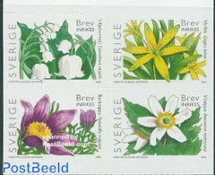 Sweden 2005 Flowers 4v S-a, New Perforation 6.5, Mint NH, Nature - Flowers & Plants - Ongebruikt