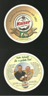 Sotto-boccale O Sottobicchiere - Kaiser 125 Jahre - Birra - Bier - Beer Mats - Sous Bocks - Bierdeckel - Pils - Beer - Portavasos