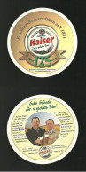 Sotto-boccale O Sottobicchiere - Kaiser 125 Jahre - Birra - Bier - Beer Mats - Sous Bocks - Bierdeckel - Pils - Beer - Beer Mats