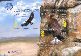 Kazakhstan 2019 Europa, Birds S/s, Mint NH, History - Nature - Europa (cept) - Birds - Birds Of Prey - Kasachstan