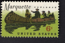 203630186 1968 SCOTT 1356 (XX) POSTFRIS MINT NEVER HINGED - FATHER MARQUETTE AND LOUIS JOLLIET EXPLORING THE MISSISSIPPI - Ungebraucht