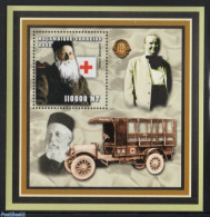 Mozambique 2002 Henri Dunant S/s, Mint NH, Health - Transport - Various - Red Cross - Automobiles - Lions Club - Croce Rossa