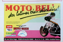 Publicité Papier MOTO GUZZI Octobre 1989 MJFL - Advertising