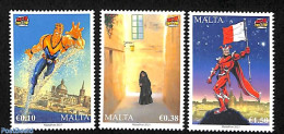 Malta 2023 Comic Art 3v, Mint NH, Art - Comics (except Disney) - Cómics