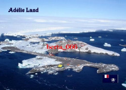 TAAF Antarctica Adelie Land Base Aerial View UNESCO New Postcard - TAAF : Franse Zuidpoolgewesten