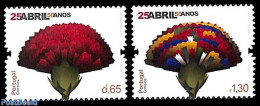 Portugal 2024 April 25th 1974, 2v, Mint NH - Nuovi