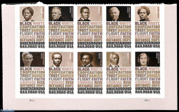 United States Of America 2024 Underground Railroad 10v S-a, Mint NH - Nuevos