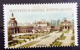 Germany 2012, 350th Birth Anniversary Of Matthäus Daniel Pöppelheim, MNH Single Stamp - Ongebruikt