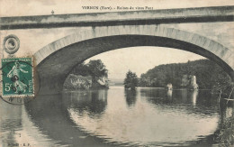 CPA Vernon-Ruines Du Vieux Pont-Timbre       L2861 - Vernon